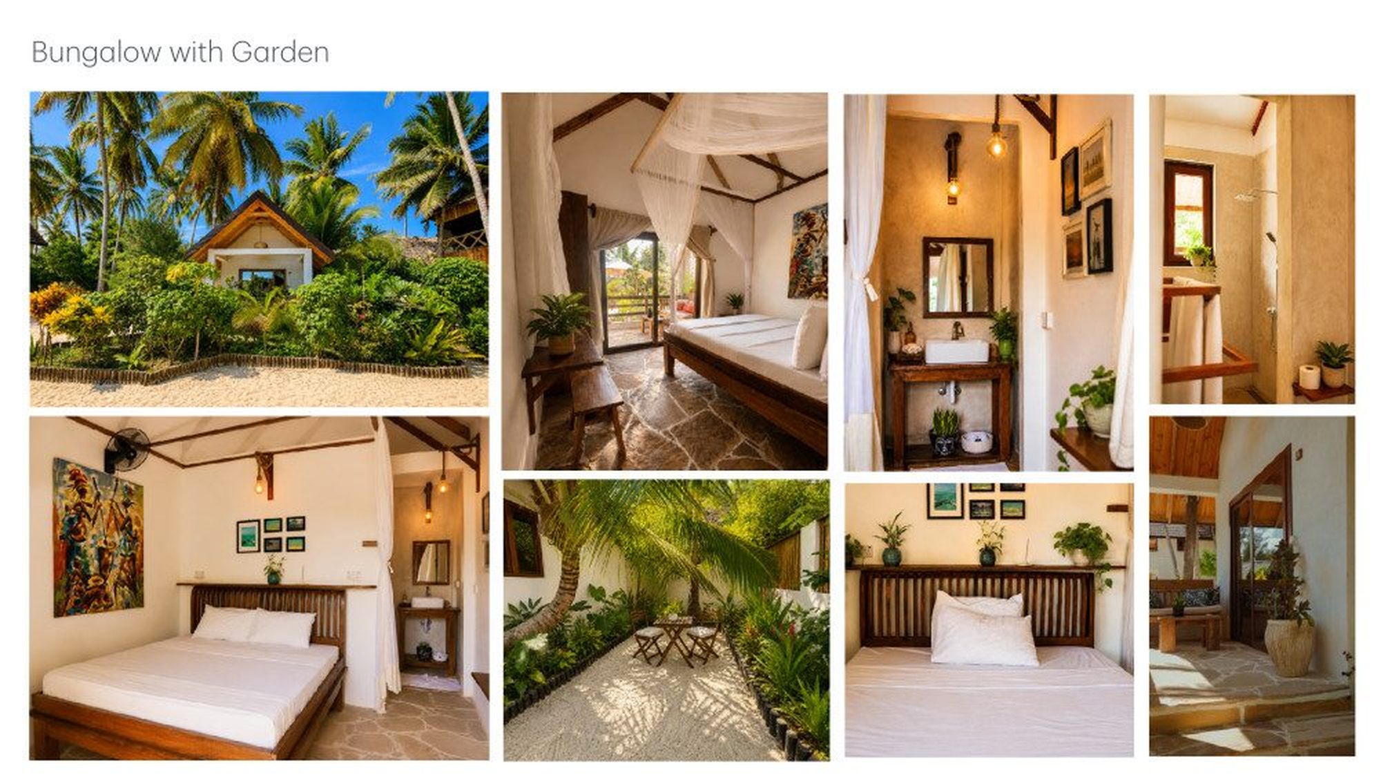 Beach Bohème - bungalow de jardin